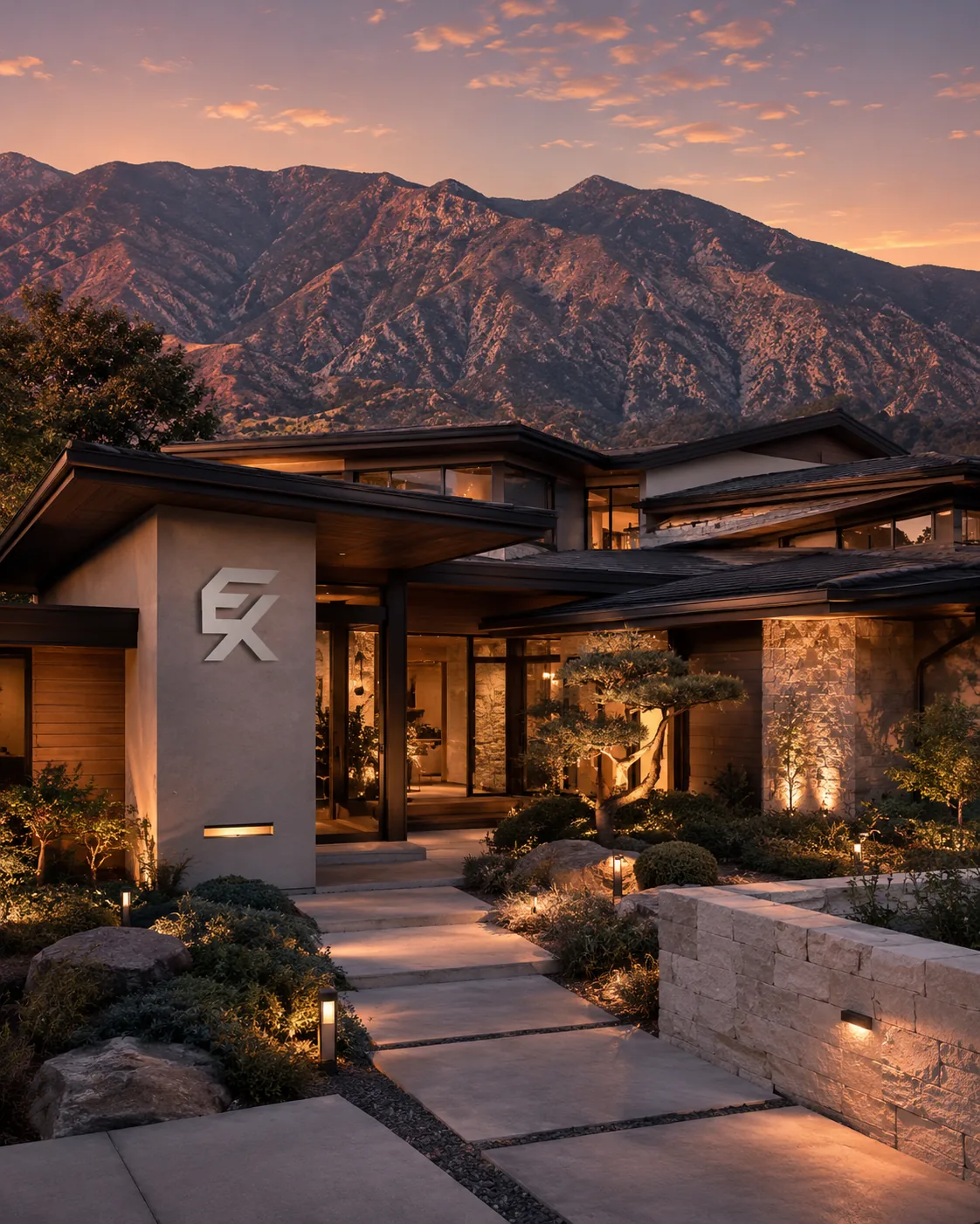 Mountain estate render